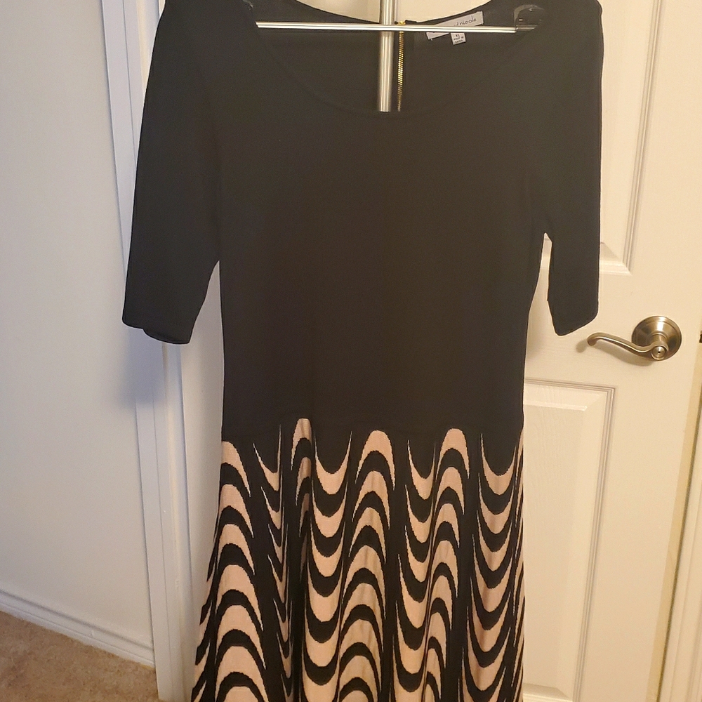 Dress(beige/black)